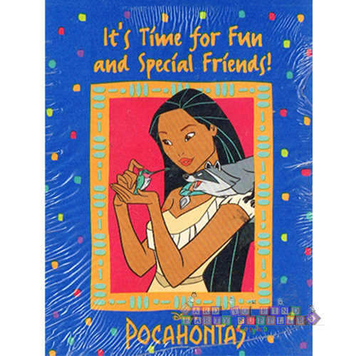 INVITACIONES POCAHONTAS (8) ~ Suministros de fiesta de cumpleaños vintage papelería Disney - Imagen 1 de 1