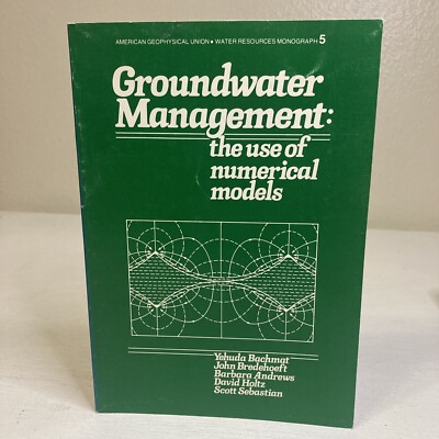 Groundwater Management: The Use Of Numerical Models Paperback Book American Geop