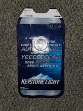Keystone Light Beer Carton Sign 12 3/8" X 7 3/8" Mountains 8 of 8