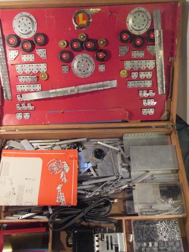 Original Lionel PLAYSET - 1947-49 CONSTRUCTION KIT No. 565 LN IN WOODEN CASE - Picture 11 of 12