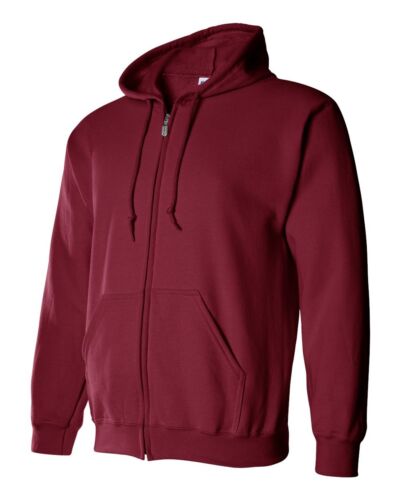 Gildan Heavy Blend™ Full-Zip Hooded Sweatshirt 18600 | eBay