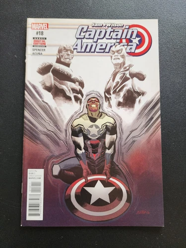 Marvel Comics Sam Wilson Captain America #18 Mar 2016 1st app Rayshaun Lucas (a)
