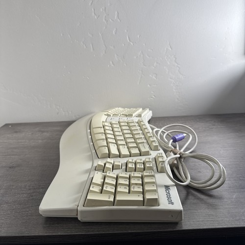 Microsoft Natural Keyboard Elite Ergonomic White Wired X03-51763 - Picture 4 of 7