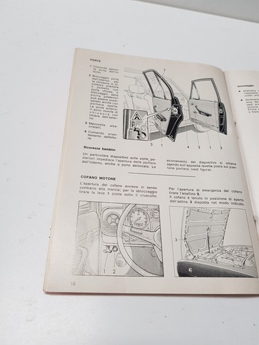 Manuale uso e manutenzione Alfa Romeo Alfetta copertina rossa nuovo edizione '72 - Foto 13 di 24