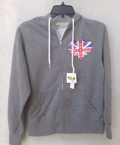 $68 NWT Likewear British Flag Tootsie Roll Pop Super Soft Sweatshirt - Picture 2 of 2