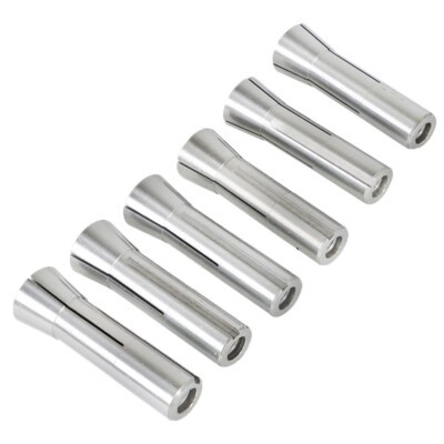 LABLT 6 Pack 1/8'' - 3/4'' Precision R8 Collet Set Mill Chuck Holder Kit