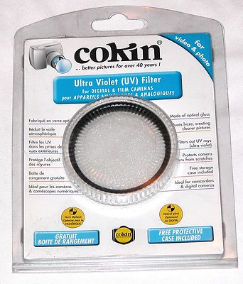 Genuine Cokin 62mm UV Lens Protector Safety Glass Lens Filter Dust Scratch 62 mm