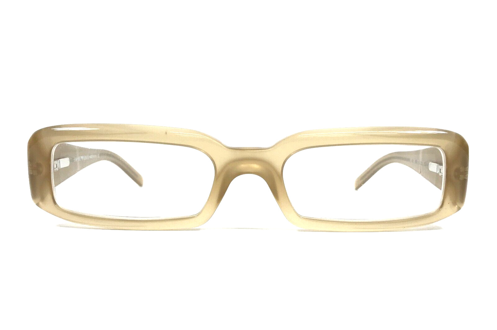 Оправа для очков Emporio Armani 687 083 Прозрачная бежевая прямоугольная 50-18-135