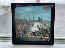 ANTIKE Glas Zauber Laterne Dia ILLUSTRATION Bibel III