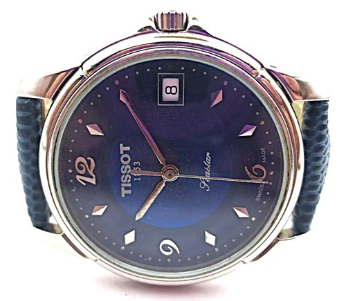 Tissot SEASTAR Quartz Watch A665/765K Swiss Made Mens Two-tone Sapphire Blue - Picture 12 of 24