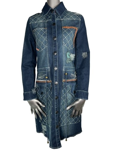 Double D Ranch Blue Denim Duster Jacket 