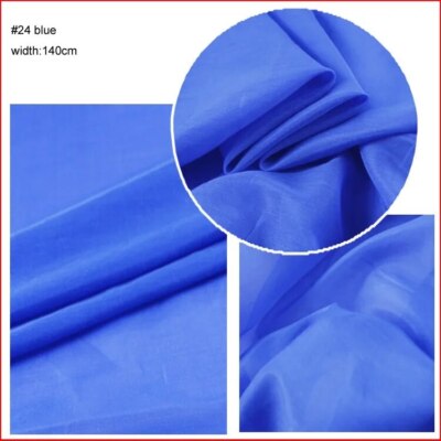 Solid Color Silk / Cotton 55'' By Yards Natural Silk Cotton Fabric Scarf Lining 