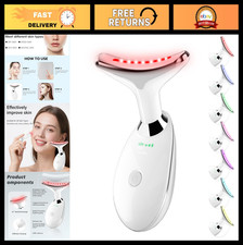 7 Color LED Light Therapy Wand for Face  Neck - Red/Blue Skin Care Device