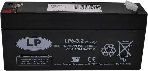 Uninterruptible Power Supplies Backup Battery 6V,3.2Ah Sealed VRLA AGMTechnology