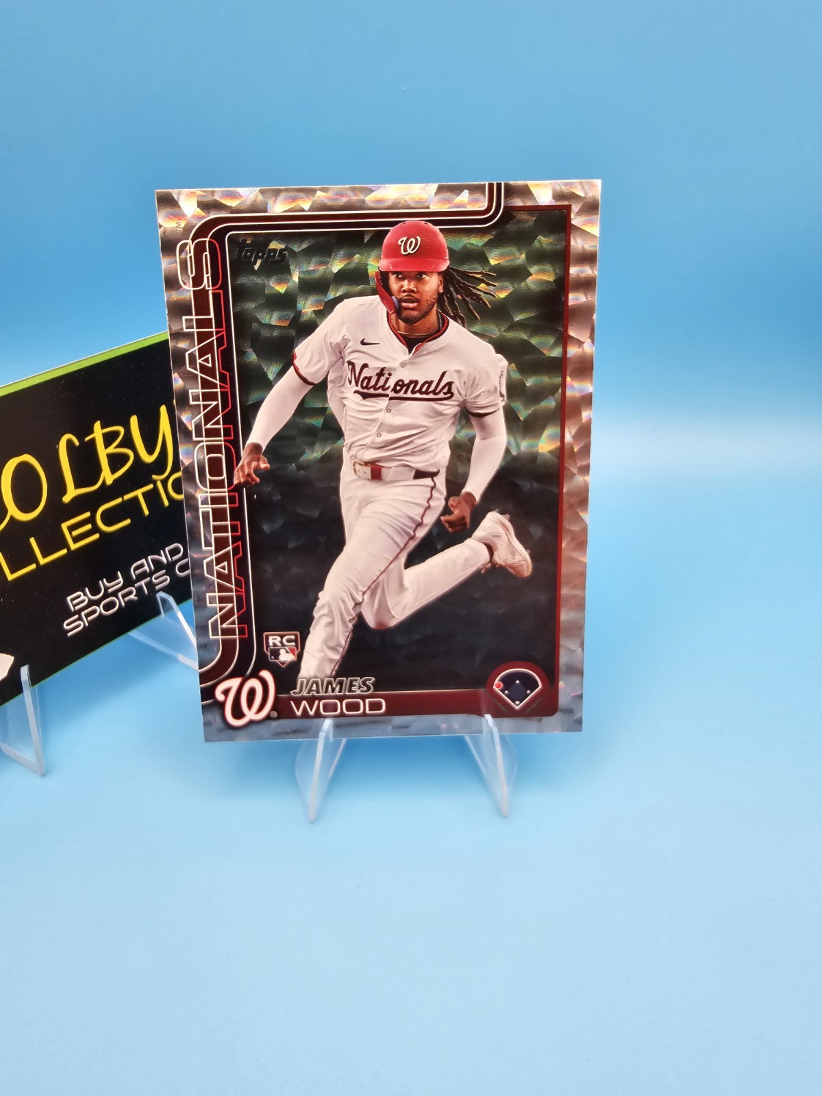 2025 Topps Series 1 - James Wood #181 Diamante Foil (RC)