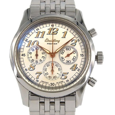 Authentic [No Maintenance Rebate Price] Breitling Navitimer Premier A40035 S...