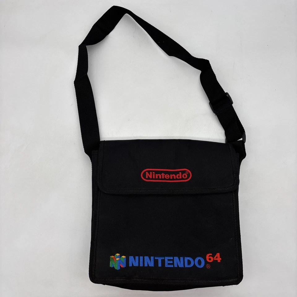 复古正版任天堂 64 软手提箱旅行包适用于 N64 — 第 2/4 张图片