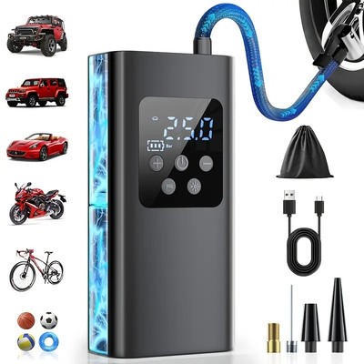 12 V kabellose elektrische Auto Reifenfüller Pumpe tragbar Reifen Luftkompressor Pumpe UK