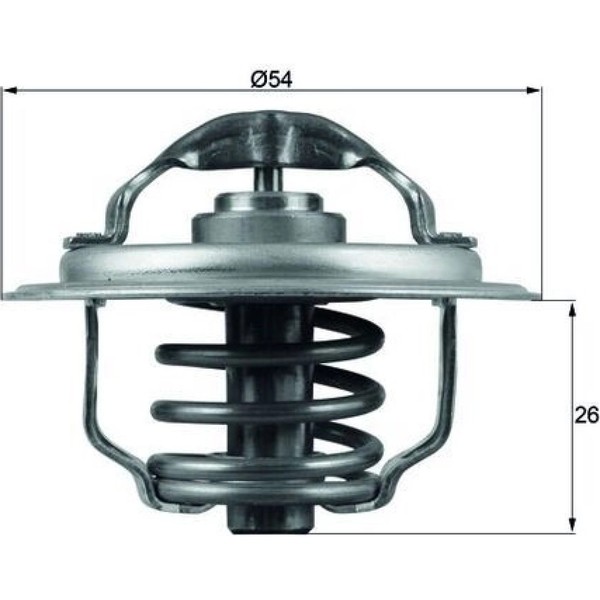 Mahle TX 111 87D Thermostat KüHlmittel FüR Seat VW Audi Mitsubishi Skoda Dodge-image