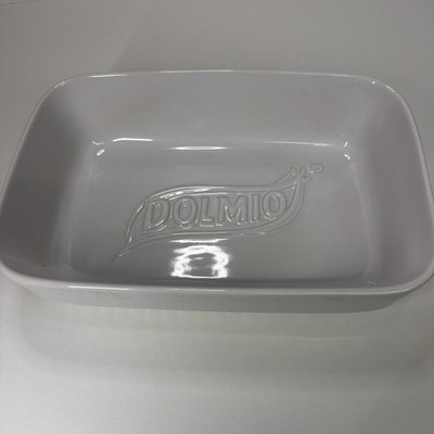 Dolmio weiß Keramik rechteckig Lasagneform Pasta Backform 28 cm