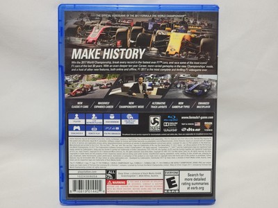 F1 2017 Playstation 4 Game PS4 Formula 1 Car Racing Game w/ Disc