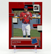 Luis Frias 2022 Panini Donruss Rated Rookie #63 Red /2022 RC Diamondbacks NM