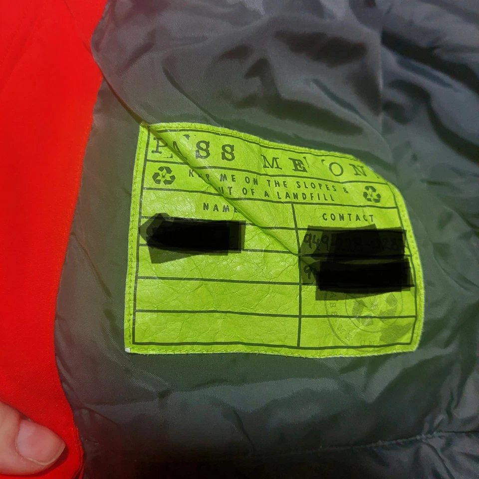 Spyder Snow Ski Winter Coat Red and Black Youth Sz 16 - Image 3 of 4