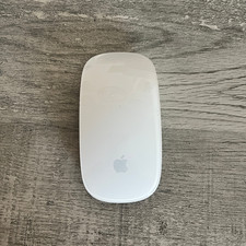 Apple A1296 Wireless Bluetooth Magic Laser Mouse White EUC 
