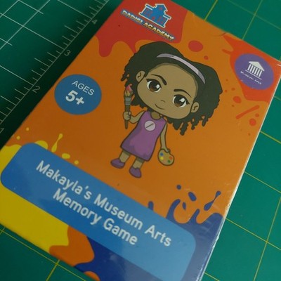 Makayla's Museum Arts Memory Game STEM Black Art Brown Toy Box NEW NIB Inclusive