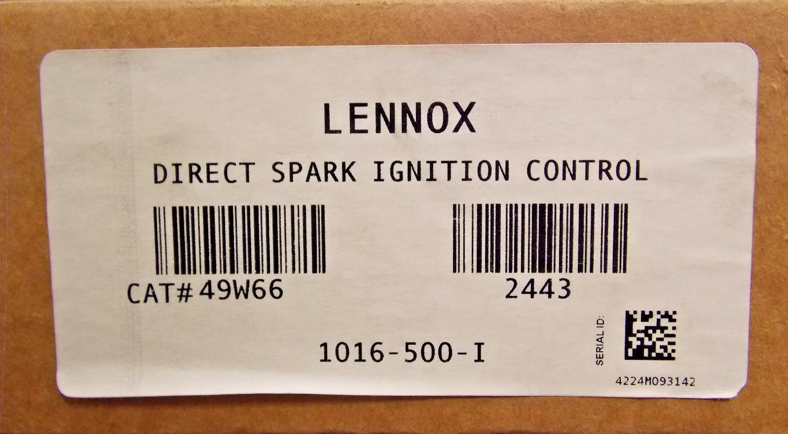 Lennox 49W66 Direct Spark Ignition Control