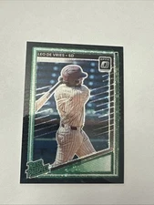 2025 Panini Donruss - Optic Rated Prospects Leo De Vries #148 Circles Prizm (RC)