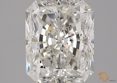 Radiant Cut 3.50 CT Cert. AGI Natural Mined Diamond Loose I color SI1 clarity