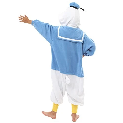Disfraz SAZAC Polar Kigurumi Pato Donald Disney para Niños 130cm Foto 4 de 4