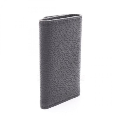 GUCCI logo Key Case 771156 leather Black Used mens | eBay