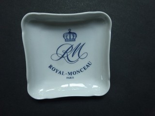 Alter Aschenbecher RM ROYAL MONCEAU PARIS Mit Stempel Nr. RAR SELTEN