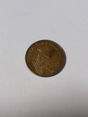 Token Spielmarke Keep Your Temper Viktoria Queen of GB 23,5mm