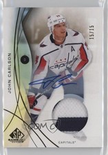 2024-25 SP Game Used Gold Premium Memorabilia 15/15 John Carlson #51 Auto 1tj3