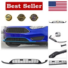 Front Bumper Valance Lower Grill Compatible with 2015-2018 Ford Focus W/O