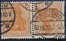 Empire Allemand Bloc De Timbres MiNr. K 1 Timbre À Date (SW 290)