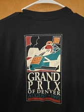 Vintage 1991 Denver Grand Prix INDY Car Racing T-Shirt Size L Screen Stars Best