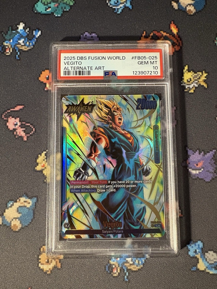 Dragon Ball Super Vegito FB05-025 Alternate Art Fusion World - PSA
