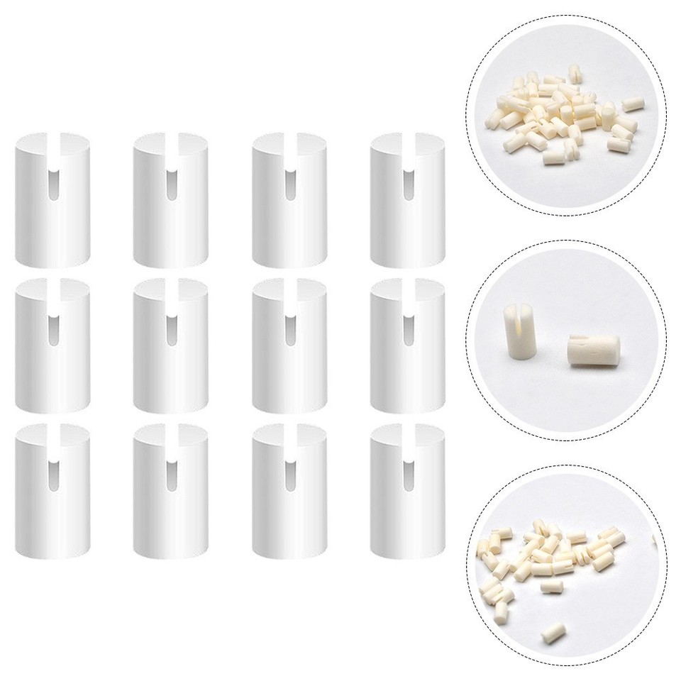 12Pcs White Bone Banjo Nut Rest Slotted String Support for 5 String ...