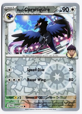 Hop's Corvisquire 134/159 SV09: Journey Together Reverse Holo