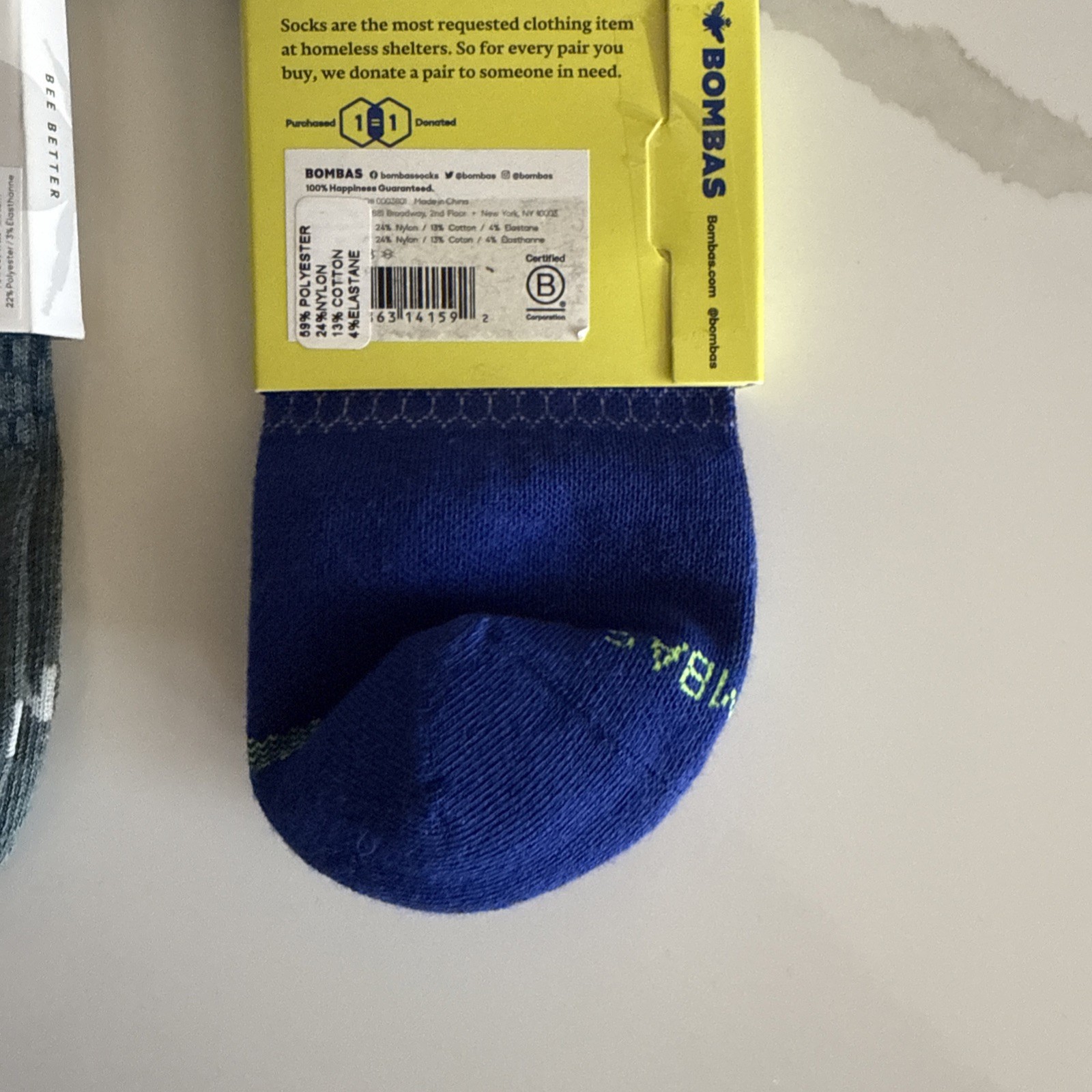 Bombas Socks Unisex Ankle Size Large 3 Pairs New In Package Performance Running image 9