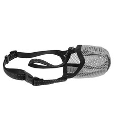 Dog Mouth Guard Cover Full Muzzle Basket Muzzles Breathable Mesh