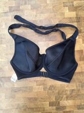 NWT Freya Remix Padded Halter Bikini Top Black 30E UK / 30DDD US AS3943
