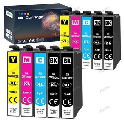 10 Patronen Kompatibel für Epson 603XL WF-2810 2830 2850 XP-2100 3100 3150 4100