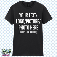 Custom Personalised Womens/Ladies Printed T-SHIRT- S-3XL Hen Party Birthday Gift