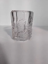 Eapg INTAGLIO Clear Glass Toothpick Holder.  Cambridge Glass Co.  Early 1900's.
