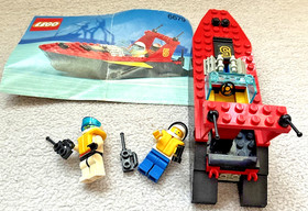 LEGO CITY 7898 No.7 + No.8 👉Forklift + Truck👈and LEGO 6679 👉Speed Boat 👈